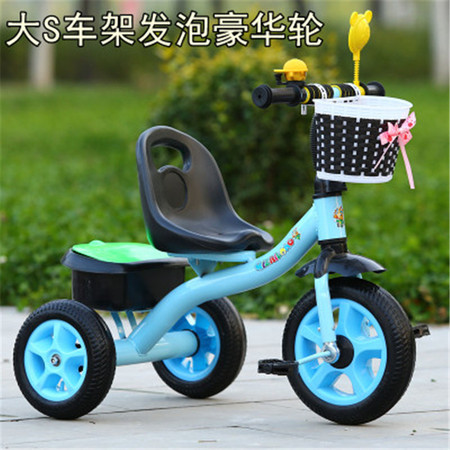 儿童三轮车脚踏车1-3宝宝单车婴儿手推车小孩溜娃图片