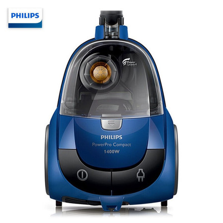 飞利浦/PHILIPS吸尘器 家用大吸力无耗材尘桶型小型静音除尘器 FC8471/81