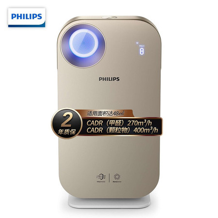 飞利浦PHILIPS 空气净化器家用电器卧室客厅办公室除PM2.5除甲醛烟尘除雾霾AC4556/00图片