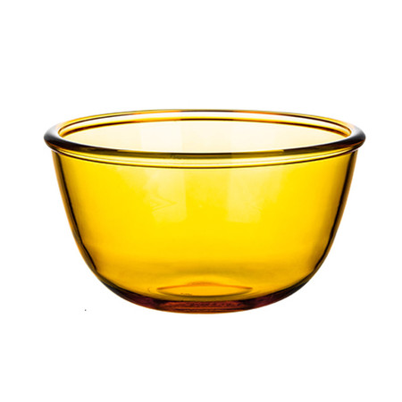 青苹果 琥珀色家用耐热玻璃碗微波炉专用打蛋碗3500ml