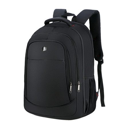 XOKY 男商务电脑包时尚潮流学生书包旅行包休闲小米双肩包2017黑色图片