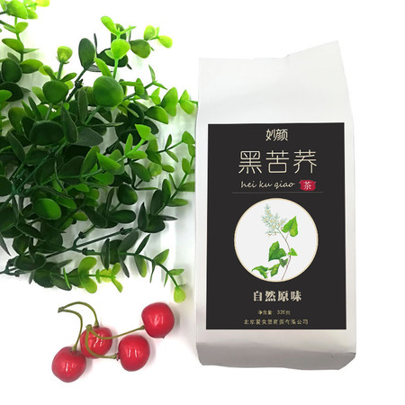 妙颜 黑苦荞茶8g x 40包图片