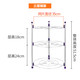 奥纳斯 不锈钢厨房锅架 三层厨房置物架落地 多功能收纳放锅架