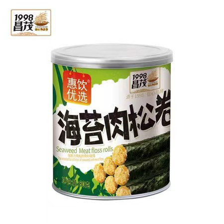  【三亚市振兴馆】海苔肉松卷80g*2罐  昌茂