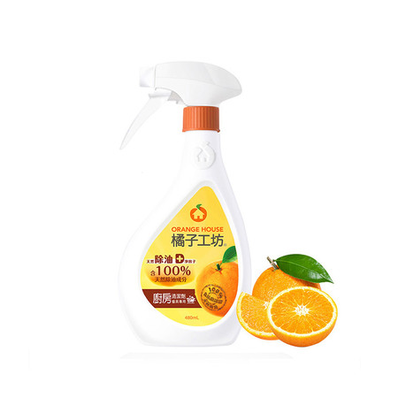 橘子工坊（orangehouse） 家用类天然厨房炉具专用清洁剂480ml图片