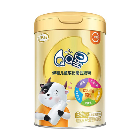 伊利 QQ星儿童成长高钙奶粉 罐装图片