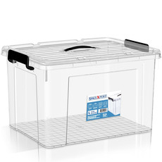 行科  防水防潮塑料箱透明储物箱加厚整理箱手提收纳箱