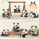 行科 熊猫小颗粒拼装积木玩具立体拼图礼品益智儿童节礼物6岁以上