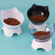 行科 高脚猫碗加厚易清洗猫咪碗食盆宠物碗 适用于猫咪