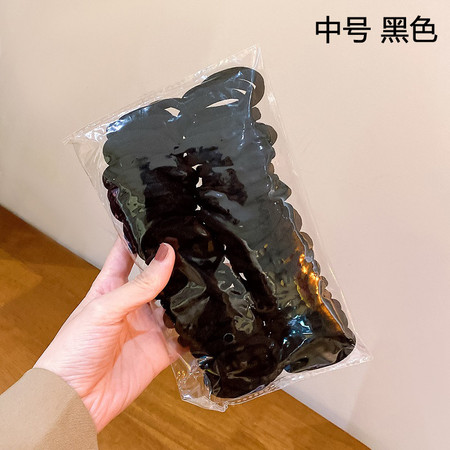 行科 中号基础款毛巾圈发圈头绳皮筋女高弹力发绳发饰4.5CM图片