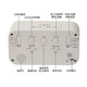 行科 充电闹钟智能报时三组闹铃夜光静音儿童电子时钟学生