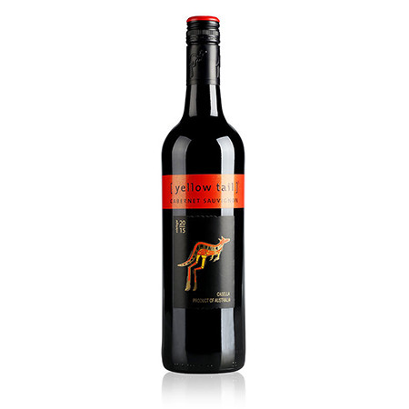 澳洲 黄尾袋鼠加本力苏维翁红葡萄酒 750ML（又名：黄尾袋鼠赤霞珠红葡萄酒）图片