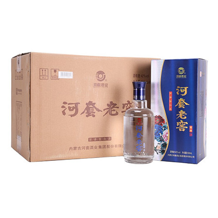 河套酒业 河套老窖 内蒙古浓香型白酒 富贵 42度 500ml*6 整箱