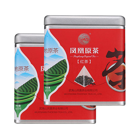 凤凰原茶红茶45g袋泡茶双盒装图片