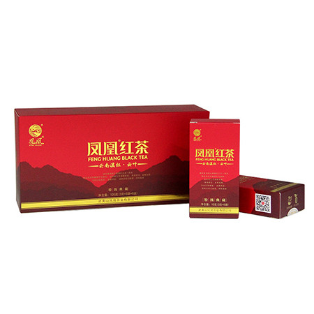 也买茶凤凰红茶云南滇红云叶120g商务装