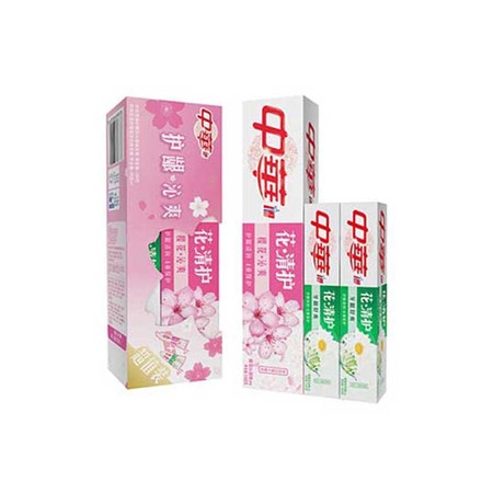 中华花清护樱花沁爽味+清菊百合味180G+40G*2图片