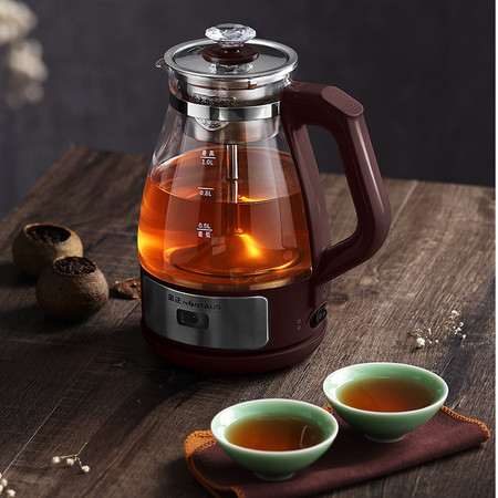 金正/NINTAUS 电热水壶JZW-0601升级版玻璃蒸煮茶壶 全自动保温蒸汽壶图片