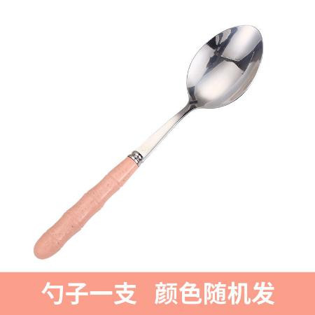 【三件套】不锈钢小麦秸秆筷子勺子叉学生成人旅行食堂便携式餐具图片