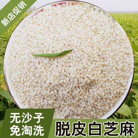 芝麻脱皮白芝麻优质生白芝麻干净无沙子五谷100g500g