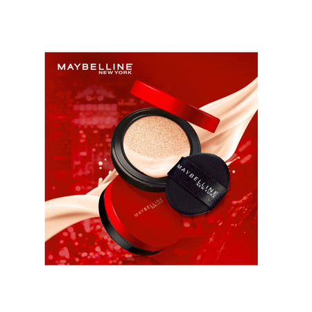 【领券立减30】2019限量美宝莲/MAYBELLINE 超然无瑕轻垫霜02自然色 /裸粉色 14g