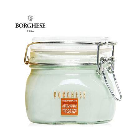 贝佳斯(BORGHESE) 矿物营养美肤泥浆膜 430ml（白泥）温和滋润图片