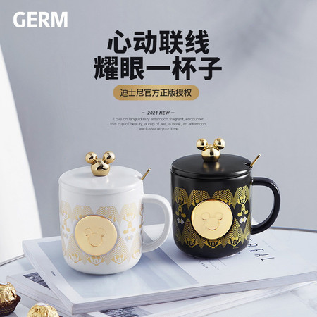 GERM格沵 米奇系列纹章马克杯款380ml