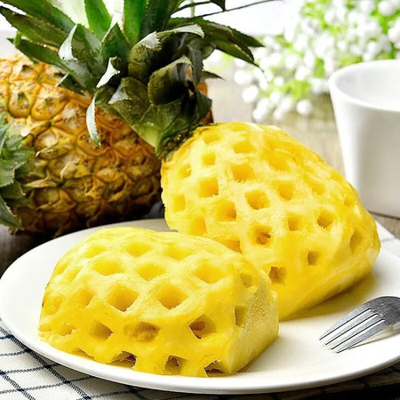 【领劵立减10元】云南 香水菠萝4个装 5斤 新鲜水果 当季现摘小菠萝图片