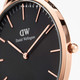 Daniel Wellington DW情侣表金色边黑表盘DW00100148+DW00100150