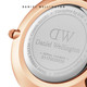 Daniel Wellington DW女表28mm黑表盘金色边金属表带 DW00100217