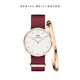 Daniel Wellington DW女表手镯套装 女表DW00100271+大号金手镯