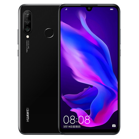 华为 HUAWEI nova4e 4GB+128GB 3200万立体美颜AI超广角三摄 全网通双4G图片