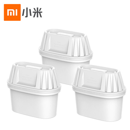 小米/MIUI 米家家用净水器自来水过滤净水壶滤芯三支装