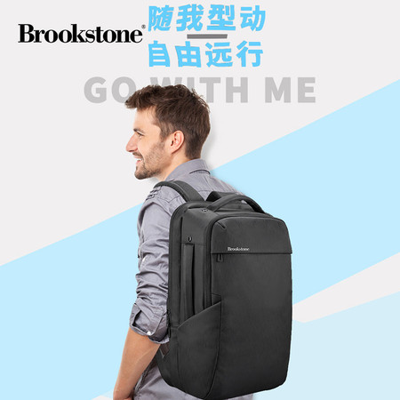 Brookstone 背包Lxgzjss-K9591W  可装15.6寸笔记本电脑