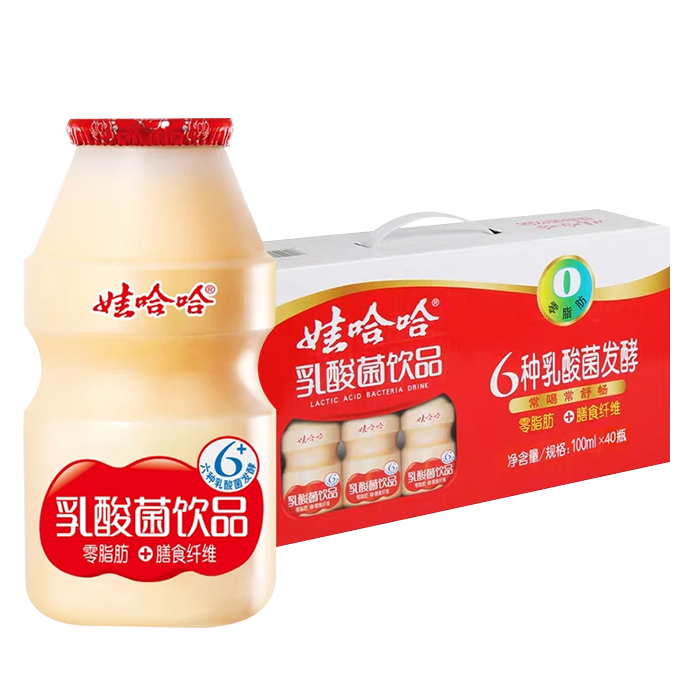 娃哈哈 乳酸菌饮品100ml*40瓶 价格 图片 正品 报价