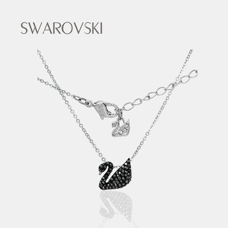 Swarovski/施华洛世奇经典款水晶黑天鹅小号锁骨项链5204133 5347330