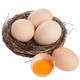 誉福园 农家鲜鸡蛋4枚装五谷喂养（体验装）