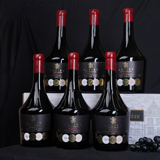 卡莉娅 法国原酒进口古堡干红葡萄酒珍珠棉整箱装