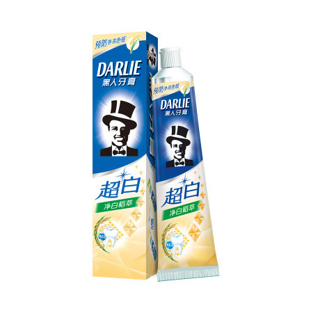 【苏宁专供】黑人（DARLIE） 超白净白稻萃牙膏140g