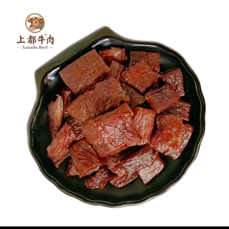 上都牛 草原小黄牛肉干原味牛肉干500g