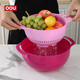 OOU！  烘焙碗彩虹十件套 厨房量杯沥水篮搅拌碗实用小工具