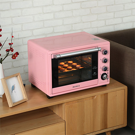 柏翠（petrus）电烤箱家用烘焙多功能全自动大升容量智能迷你小蛋糕 PE3040