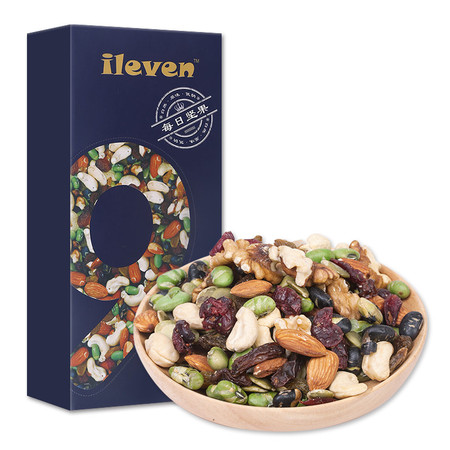 ileven 混合果仁750g*1盒 坚果炒货 休闲食品礼盒 混合果仁 天天坚果