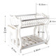多功能沥水碗筷架PP塑料碗柜架厨房收纳置物架碗碟架加厚