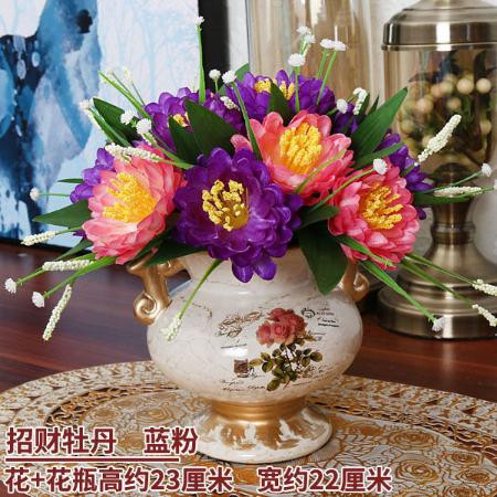 欧式仿真干花客厅家居摆设盆栽套装饰品摆件室内餐桌茶几塑料假花图片