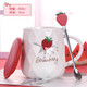 创意超萌女学生韩版陶瓷马克杯带盖勺可爱情侣杯子家用水杯牛奶杯