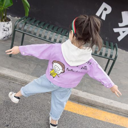 套装洋气女童牛仔外套婴儿中小童衣服新款韩版
