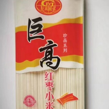 巨高面业 红枣小米挂面750g