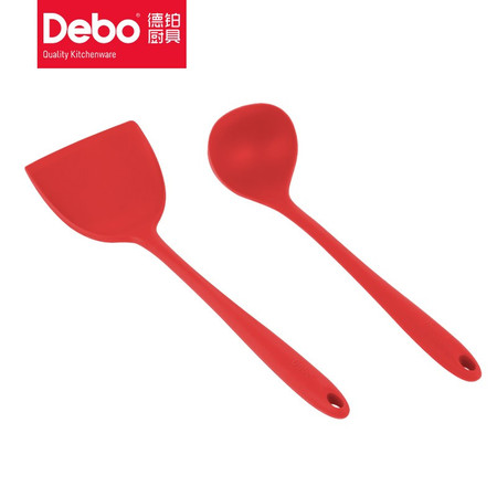 德铂/Debo 海格威胶汤勺锅铲厨房用具2件套 DEP-833图片