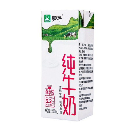 蒙牛/MENGNIU 学生牛奶200ml*12盒图片