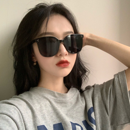 新款墨镜女韩版潮网红圆脸街拍复古大框个性时尚百搭太阳眼镜图片